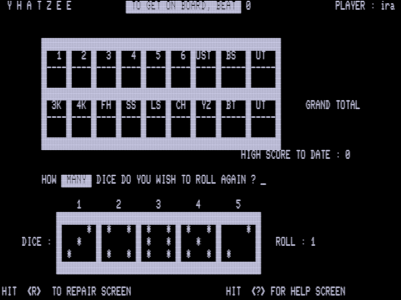 Screen shot